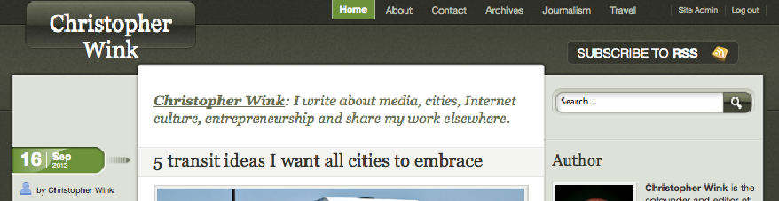 Four years later, launching new WordPress theme