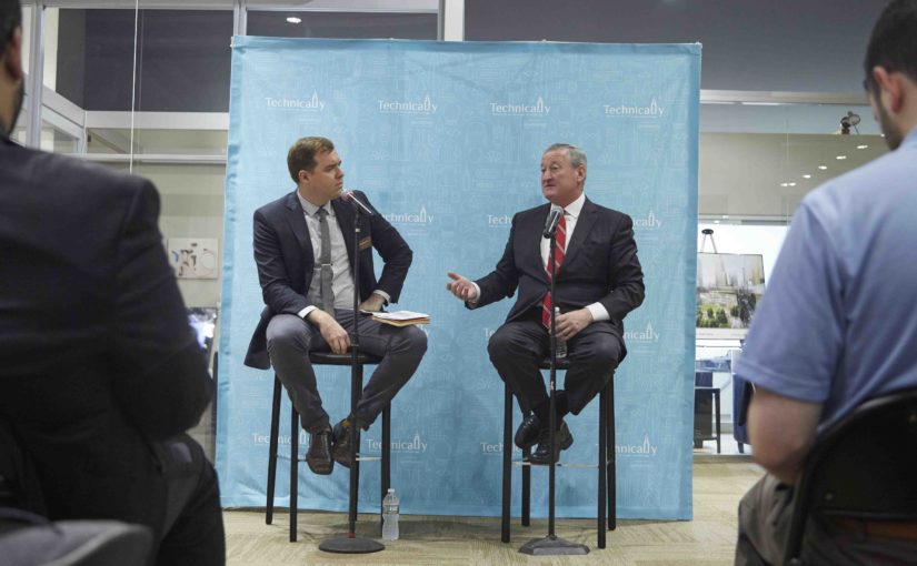 Full audio from my interview of Philadelphia Mayor Jim Kenney during Philly Tech Week
