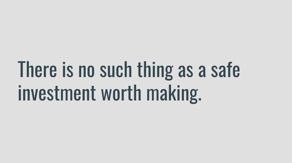 There’s no such thing as a safe investment worth making: ‘Personal Finance Day’ notes