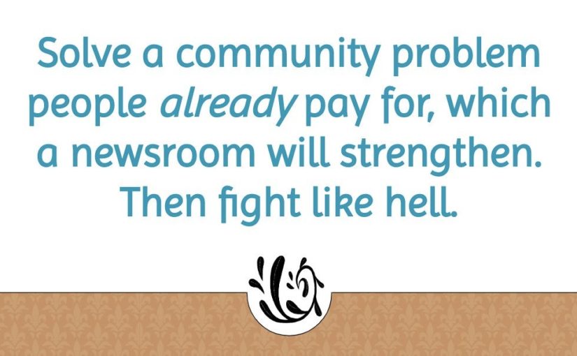 Real Life Local News Revenue Experiments: ONA19 session