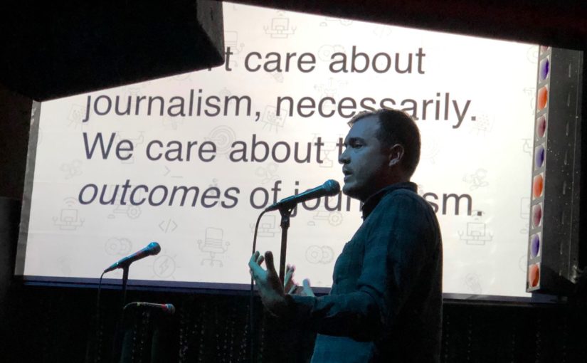 Journalism Thinking: a lightning talk at Ignite Philly