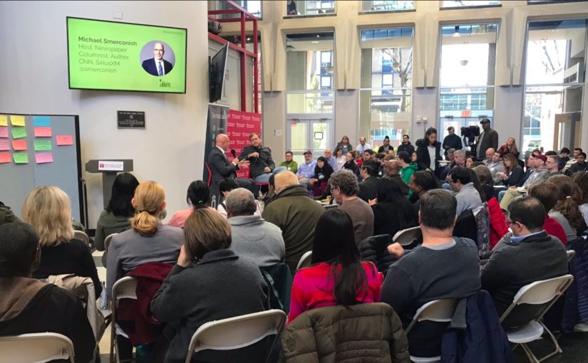 Klein News Innovation Camp keynote interview with Michael Smerconish