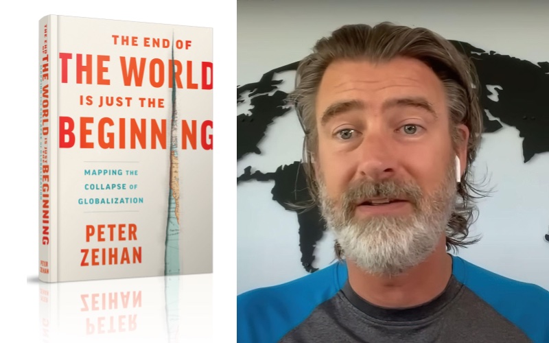 The End of the World book cover and author Peter Zeihan