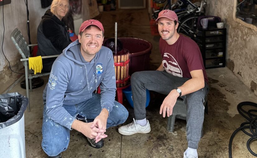 Wine making with Patrick