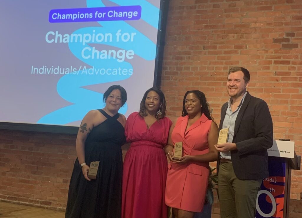 Coded by Kids named me a ‘Champion for Change’