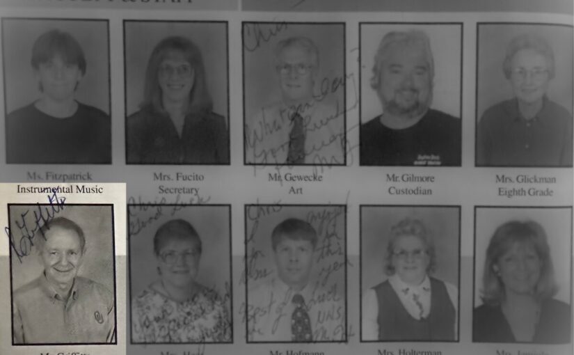 Kindnesses high school teachers extended to me