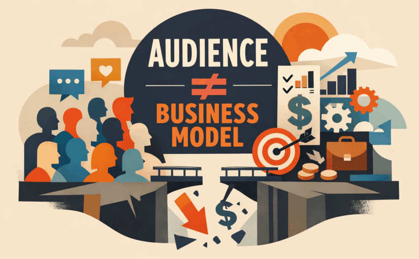 Audience isn’t a business model