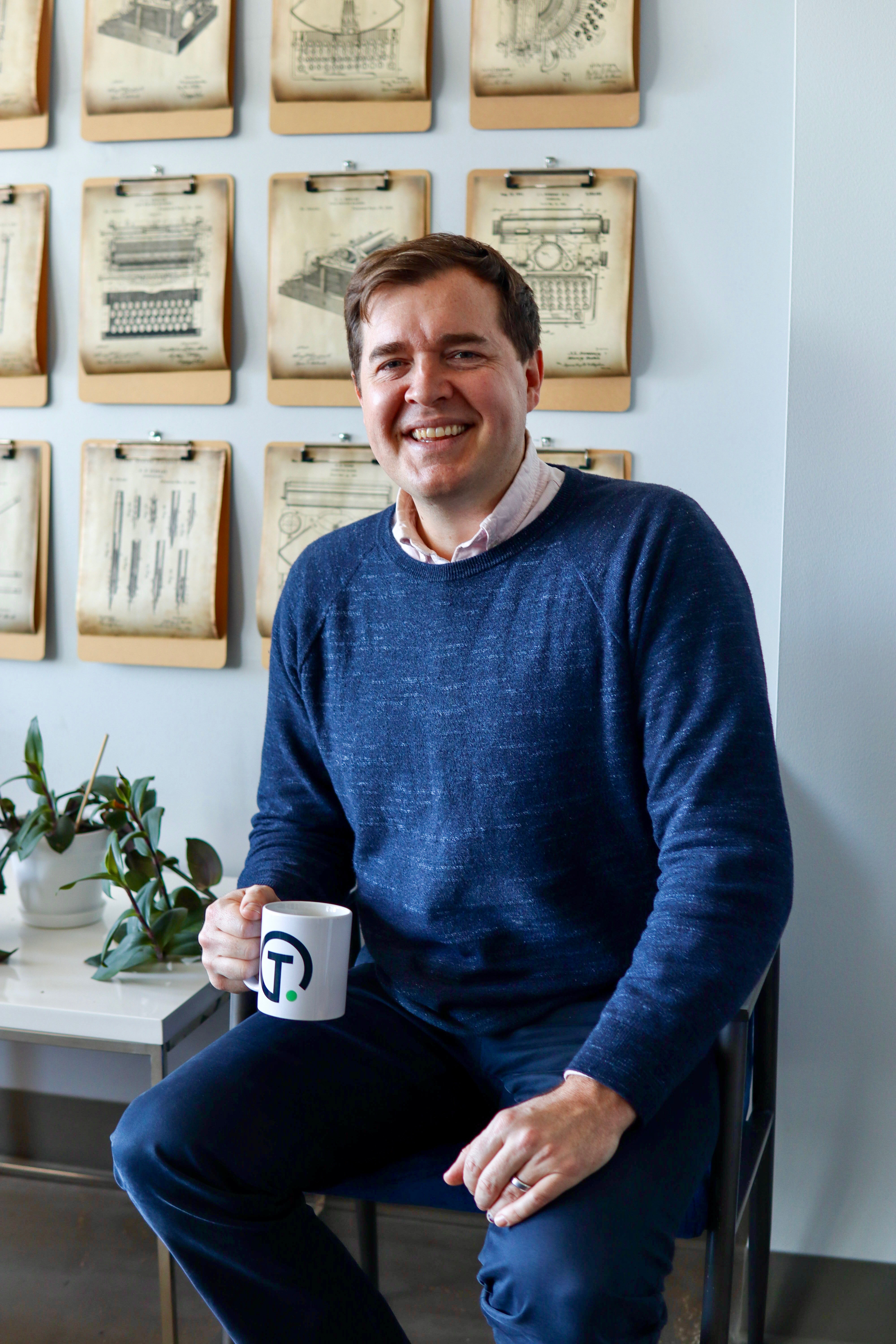 Christopher Wink seated