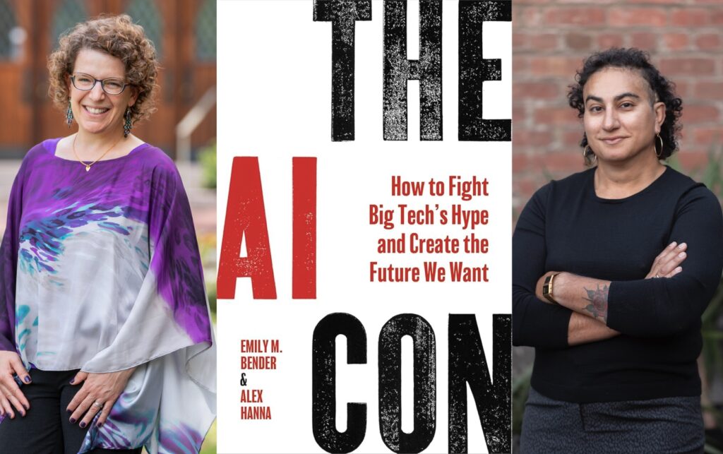 author photos around AI Con white book